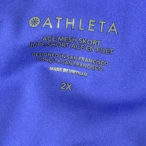 Athleta Tennis/Pickleball/Golf Ace Mesh Skort, Size 2X - Picture 6 of 7